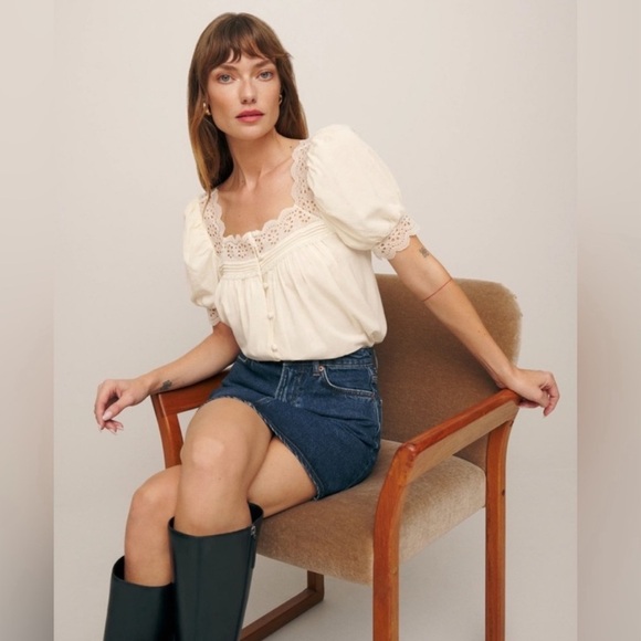 Reformation Tops - Reformation Wanda Lace Top